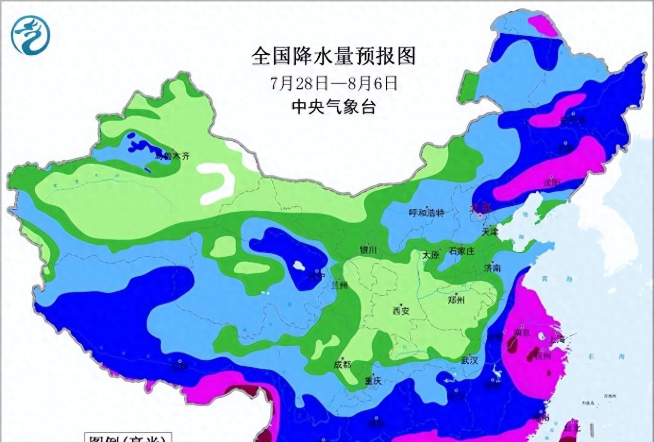 河南省！明天7月29号，新一轮降雨中心已定，中雨大雨分布如下！
