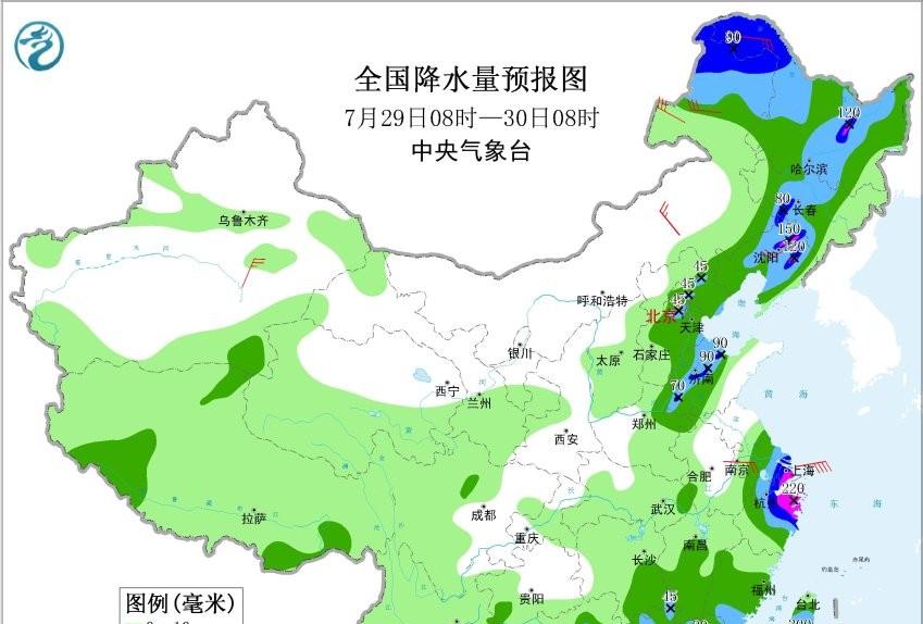 陕西省！今天7月29号，新一轮降雨中心已定，中雨小雨分布如下！