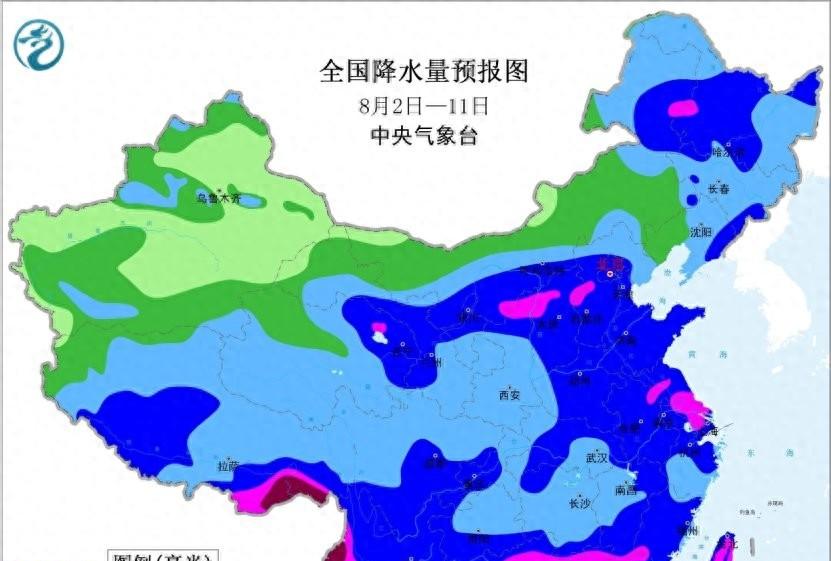湖北省！明天8月3号，新一轮强降雨中心已定，雷暴大风分布如下！